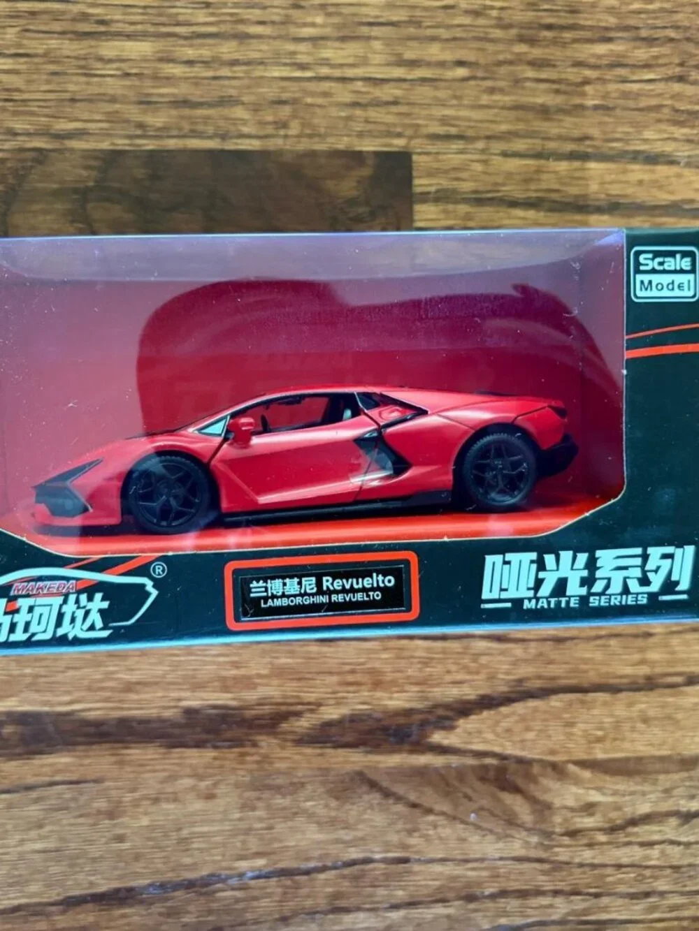 MAKEDA Lamborghini Revuelto Red Matte 1:36 Diecast Model Car